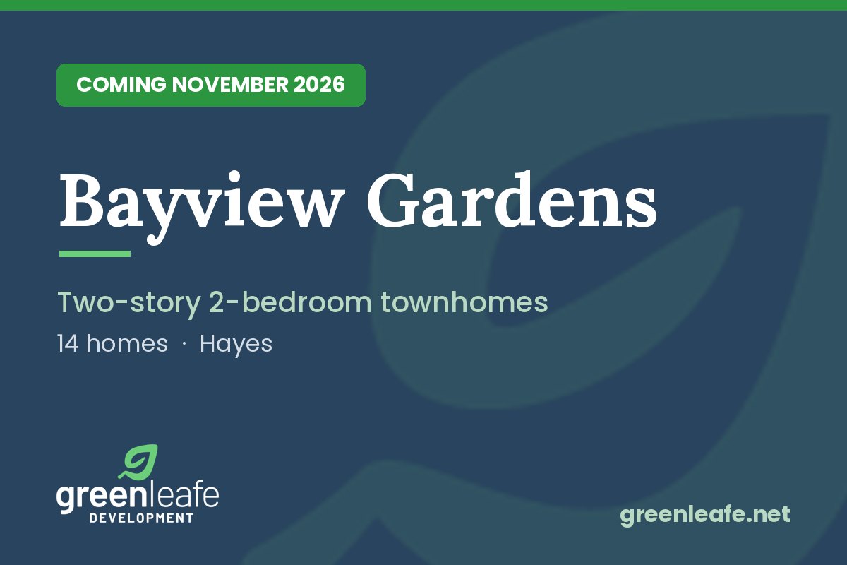 Bayview Gardens, coming November 2026
